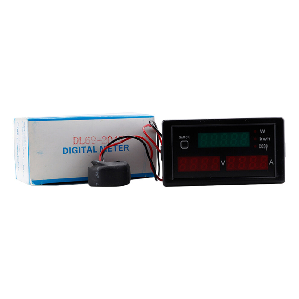 Ac80-300V/200-450V 0-100A 0-99999Kwh Digital Voltmeter-200V 7754000088812