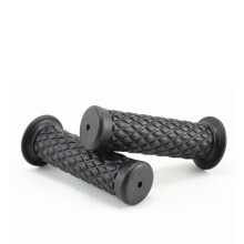 Handlebar Grips Brown Rubber Motorcycle Cross Grips Left Right Compatible Classic Style for Moto Cycle