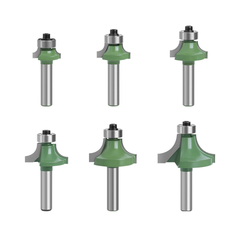 6Pcs 8Mm Shank Cutter Router Bit For Edge Processing Woodworking 7754000089475