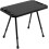 Outdoor Camping Table Portable Lightweight Folding Beach Table for BBQ, Black Small Size, Durable Material 4