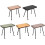 Outdoor Camping Table Portable Lightweight Folding Beach Table for BBQ, Black Small Size, Durable Material 5