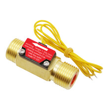 Hall Effect Liquid-Water Flow Sensor Counter 4 Points Copper