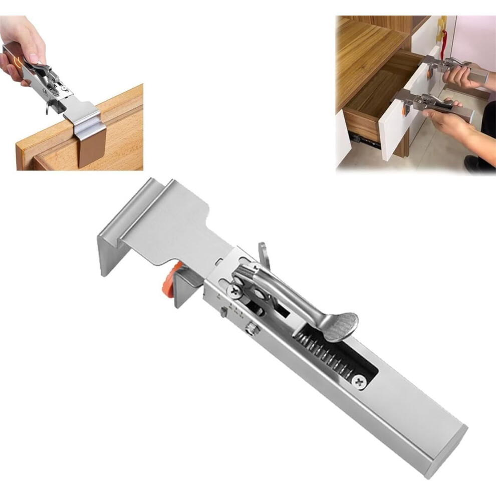 Adjustable Drawer Fixing Clamp For Drawer Front Panel Installation, Cabinet Hardware Jig, Woodworking Tool (1 Piece) 6447073516580