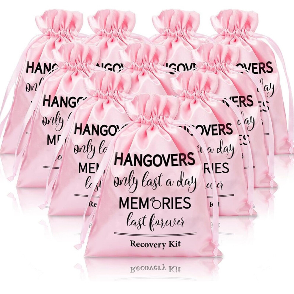 10PCS Hangover Kit Bags 13x18cm Drawstring Closure Elegant Fillers for Weddings Bachelorette Parties Celebrations-image-OPC-PKD8C8T-NEW
