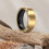 Smart Ring Gesundheitstracker 18mAh Gold #10 50M 4