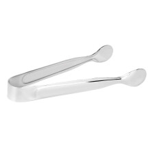 Stainless Steel Candy Tongs 1Pcs Small Practical Sugar Ice Cube Serving Utensils for Tea Party Coffee Bar Silver