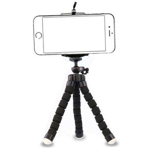 Black Phone Tripod with Remote Control for Iphone,camera 1