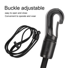 Elastisches Nylon-Halsteil für Pferde mit Ganasche, 3m Zugleine