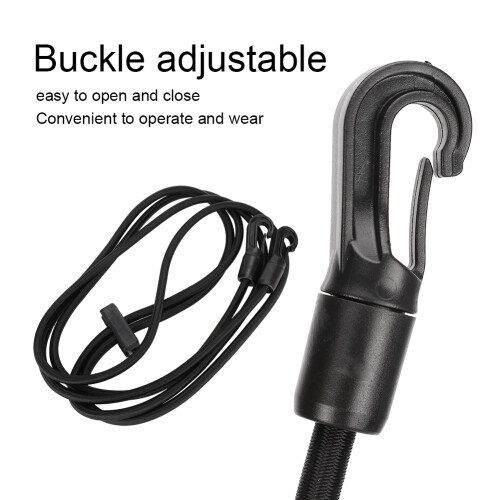 Elastisches Nylon-Halsteil für Pferde mit Ganasche, 3m Zugleine
