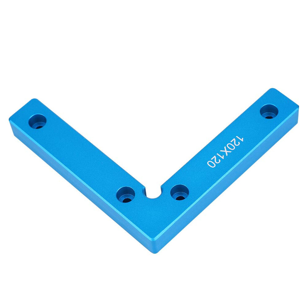 Wooden Ruler 2Pcs Aluminum Corner Clamps 90 Degree Positioning Square 120X120mm L Shape For Woodworking Cabinets Picture Frames 6038364207098