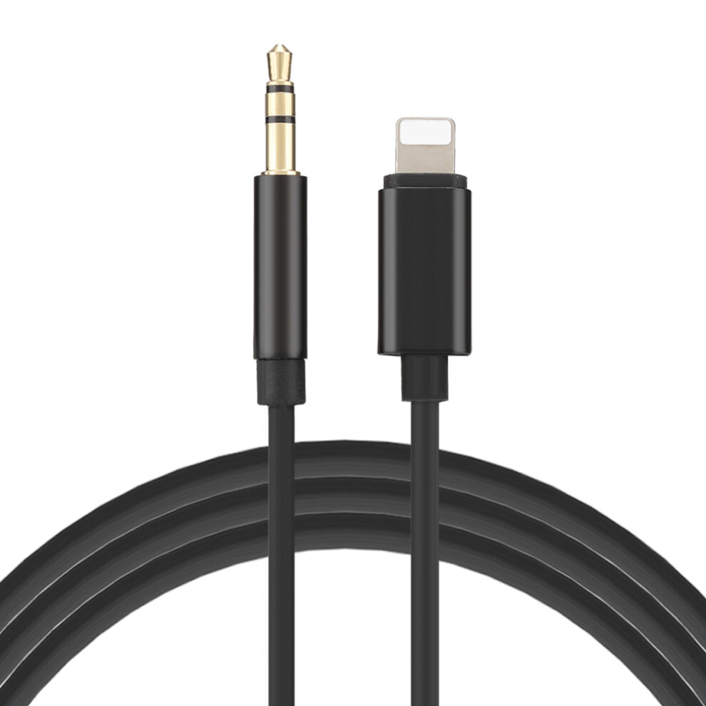 3.5Mm Audio Jack Type Aux Data Cable Car Speaker Black 8320539972305