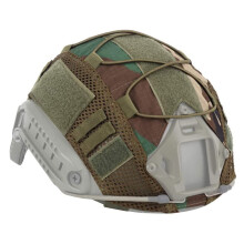 Fast Helmet Mesh Cover for Airsoft and Paintball Gear, Grey ACU Type, Lightweight Tactical Helmet Accessories