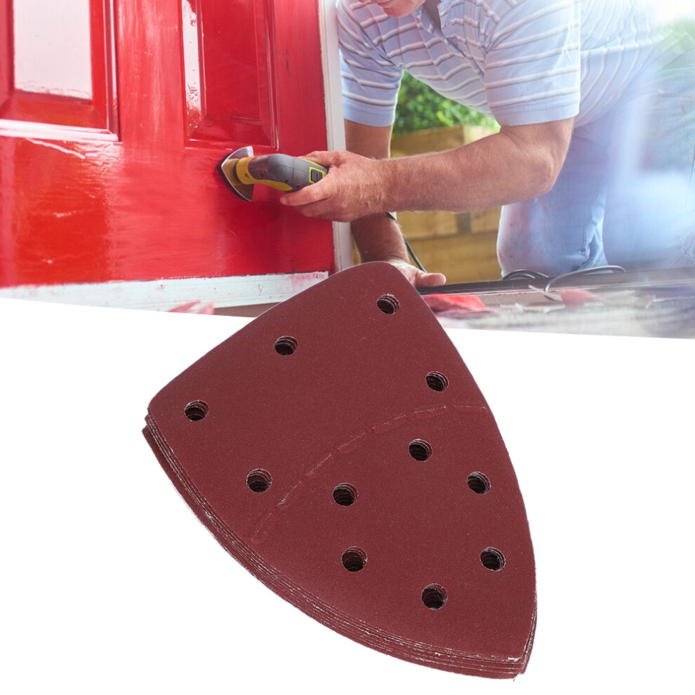 240 Grit Abrasive Sandpaper 60Pcs 140X140x100mm 11 Holes For Surface Finishing 3571347693448
