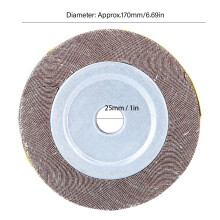 Grinding Wheel for Stainless Steel Tube Polishing, 170mm, 80 Grit