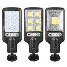 616c Solar Street Light 30cob with Remote Control New Outdoor Solar Street Light Waterproof Sensor Garden Light Rotatable Bracket Garden Light Wall