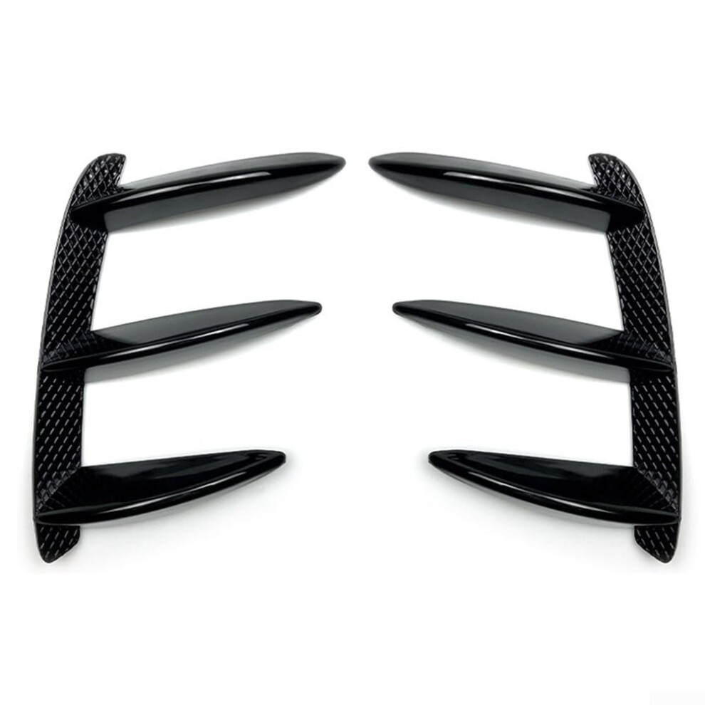 Aerodynamic Car Rear Bumper Canards For Mercedes W176 Glossy Finish, Stylish Design, Enhanced Performance Black 6038364207463