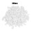400Pcs White Silicone Adjustable Elastic Cord Buckles for Drawstring & Sewing 4