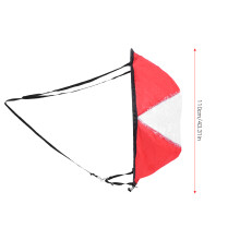 Polyester Taffeta Kayak Windsegel 110x110cm Rotes Wassersport Zubehör