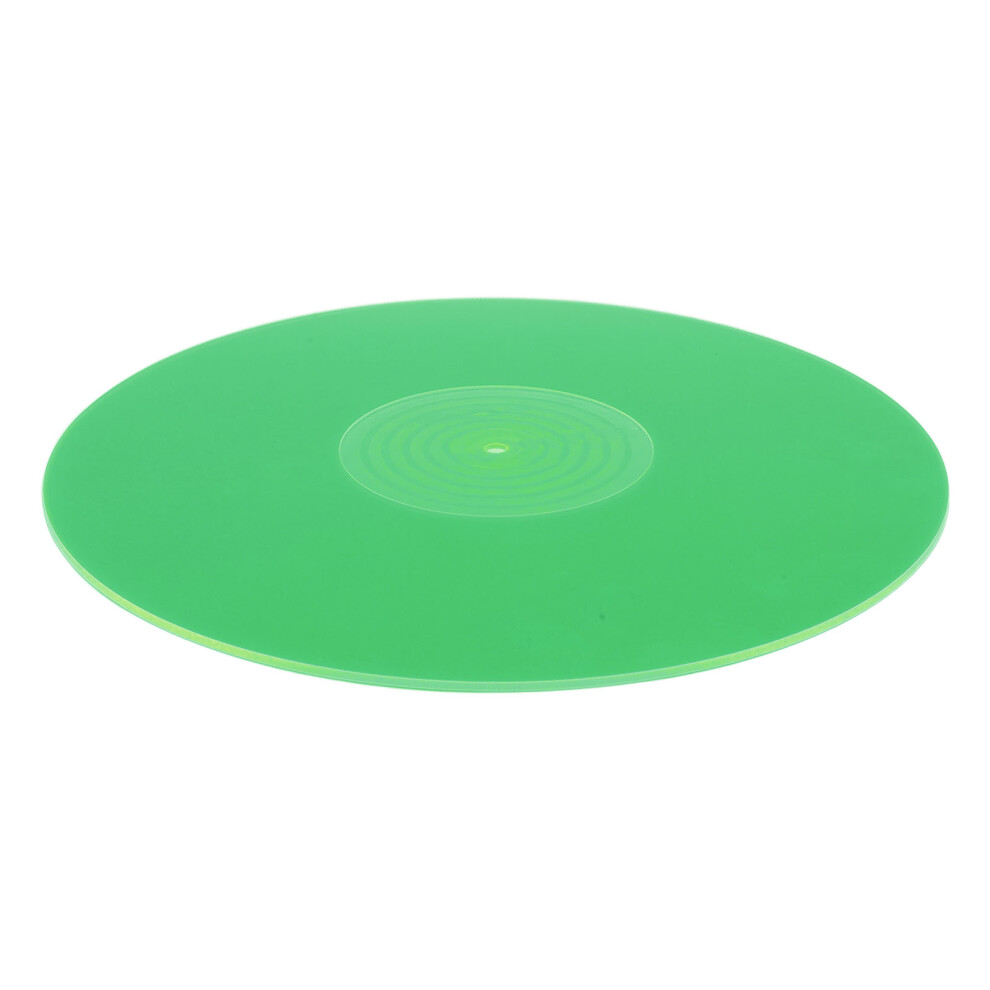 Acrylic Turntable Slipmat For Lp 12 Inch Record, 300Mm Green 8751347702455