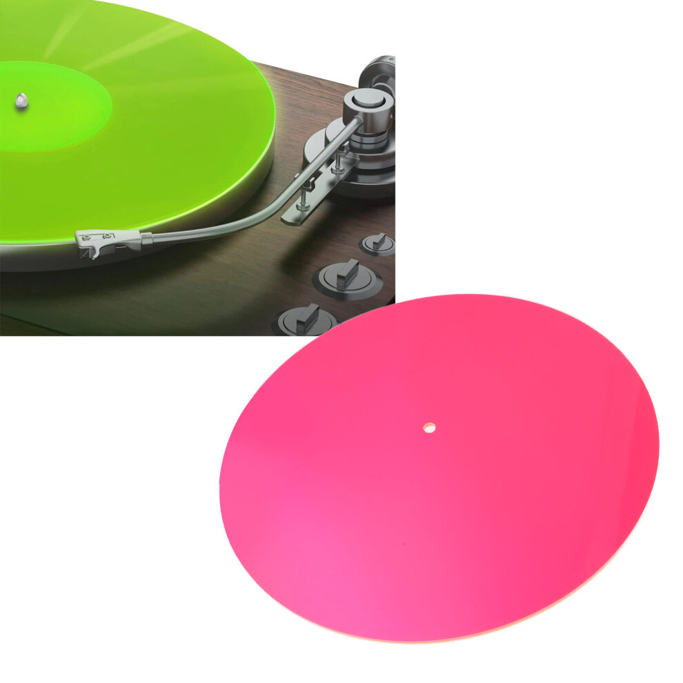 Acrylic Turntable Mat For Lp Records 12In, Reduce Noise & Static 7901347702516