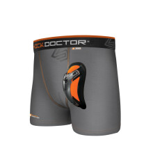 Shock Doctor Αγόρια Ultra Pro Boxer Brief με Ultra Cup, Γκρι, Μεσαίο