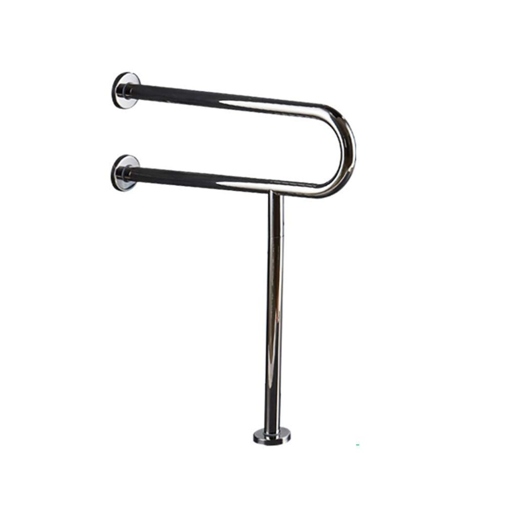 Safety Handrail Grab Bar for Bathroom Shower, Chrome Polished Stainless Steel, Leg Support for Elderly and Disabled Users