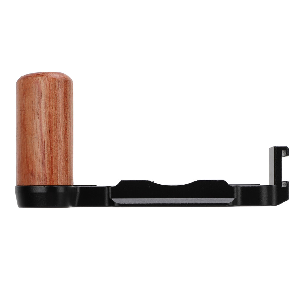 L Bracket Quick Release Plate For Xâ100Vi V Camera, Aluminum Rosewood, 1/4" & Cold Shoe Black 7661347709266