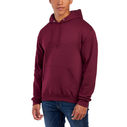 Jerzees  Fleece-Pullover-Kapuzenpullover fr Herren, Kastanienbraun, Gre L 2