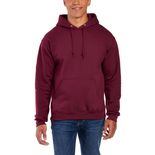 Jerzees  Fleece-Pullover-Kapuzenpullover fr Herren, Kastanienbraun, Gre L 1