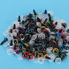 Mix Color Plastic Safety Eyes with Washer for DIY Teddy Bear Dolls 10mm
