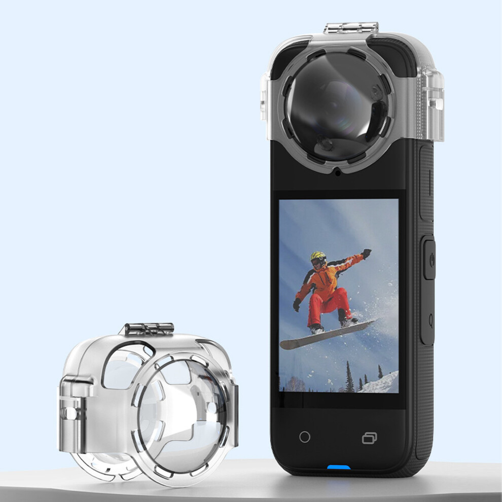 Protective Lens Cover For X4 Action Camera Anti Fog Hd Snap On Guard 8731347711145