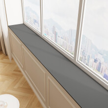 Waterproof Balcony Window Sill Mat Washable Protector Pad Cut-to-Fit Dark Gray 110x35cm for All Season Use