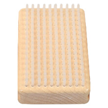 Ski Brush Snowboard Tool with Wood Handle, Nylon Bristles for Waxing and Maintenance, Cleaning Brush for Snowboard Care