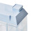 House Shape Desktop Storage Box for Girl Dormitory, Blue, Plastic 10