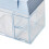 House Shape Desktop Storage Box for Girl Dormitory, Blue, Plastic 6