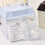 House Shape Desktop Storage Box for Girl Dormitory, Blue, Plastic 4