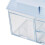 House Shape Desktop Storage Box for Girl Dormitory, Blue, Plastic 8