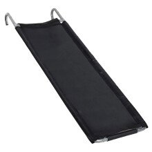 Trampoline Ladder Slide 160cm Stainless Steel Frame Oxford Cloth 80kg Capacity Safety Accessory for Climbing and Sliding