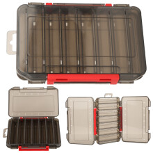 Double Sided PP Fishing Bait Storage Box 19.5x13x3.7cm Lure Case