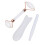Jadestone Roller Massage Gua Sha Set Weiß 15