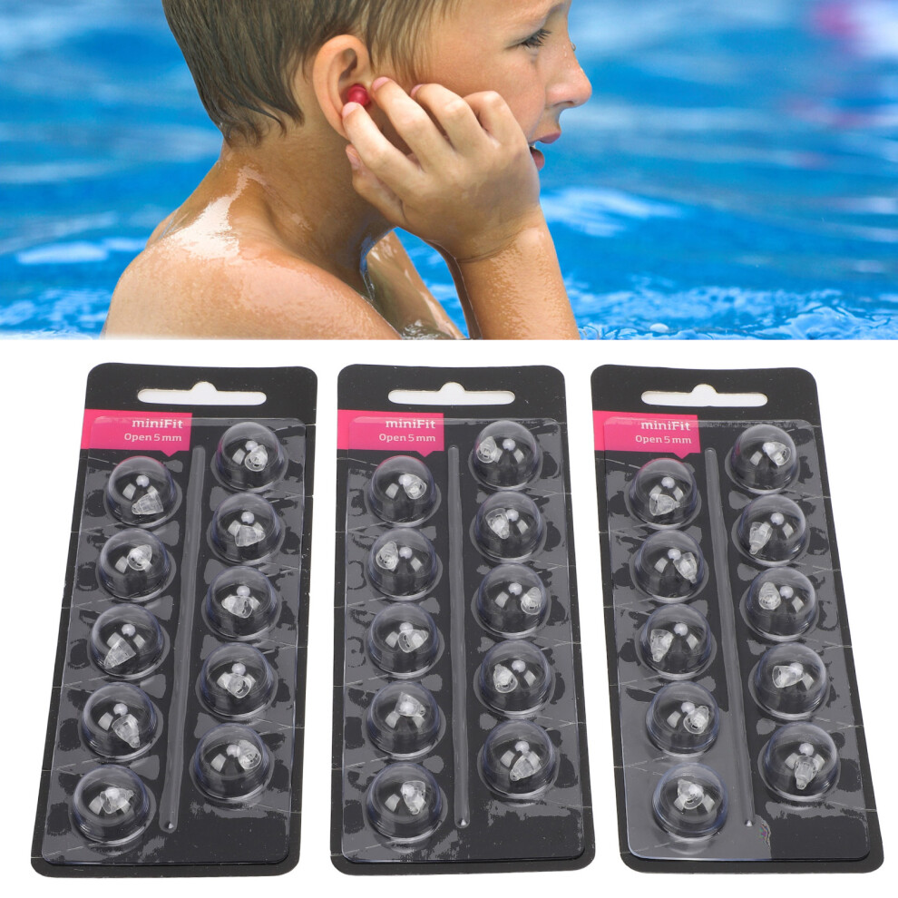 30pcs Sound Aid Replacement Silicone Domes for MiniFit 5mm Open Ear Plugs