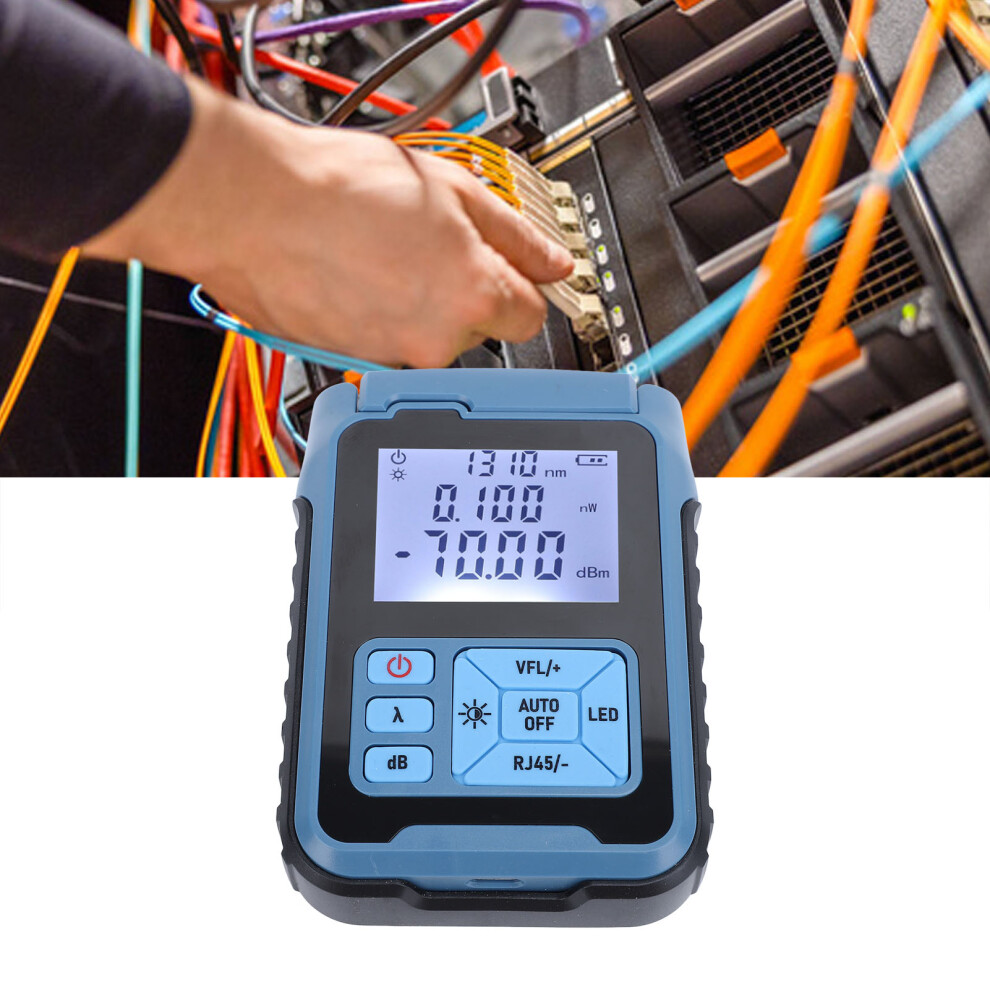 Rechargeable 10Mw Optical Fiber Power Meter 850-1650Nm High Accuracy 8711347726943