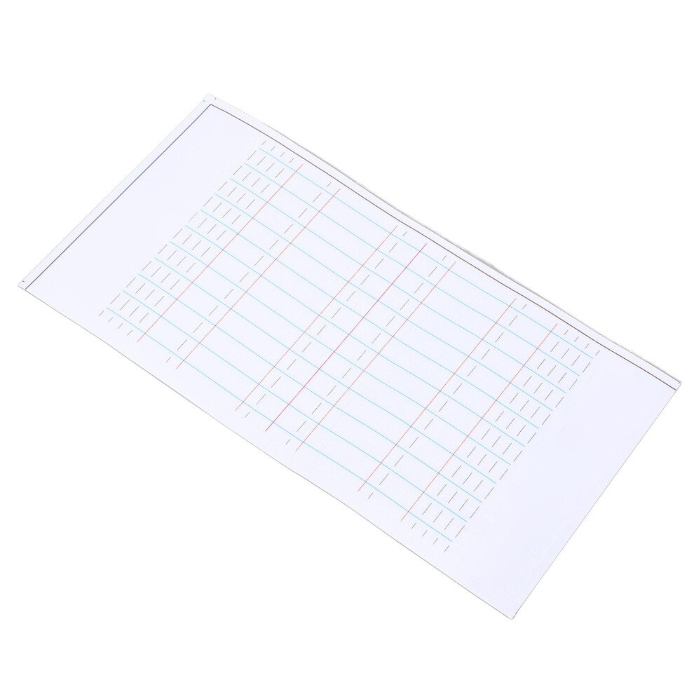 12pcs Eyebrow Stencil Stickers with Scale, PVC & Tearable Design