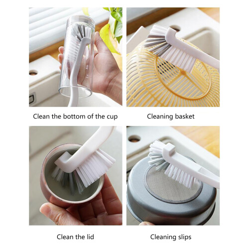 Multifunctional Water Cup Brush Sink Brush with Long Handle 1