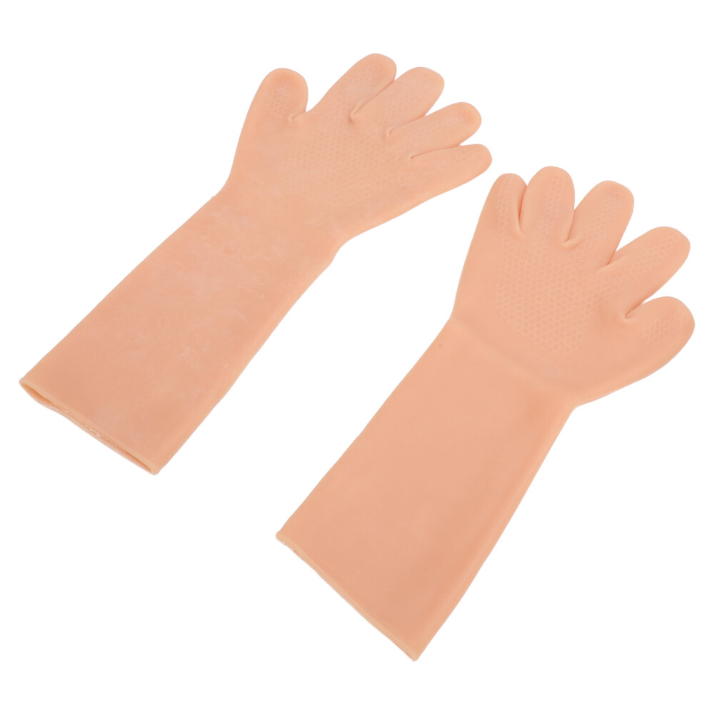 Silicone Moisturizing Hand Gloves for Dry Skin, Hydrating & Washable