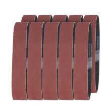 10 Pcs 25x330mm Sanding Belts 120/320/600 Grits Abrasive-600
