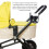 Universal 2-in-1 Stroller Cup & Phone Holder 360 Rotatable Mount 12