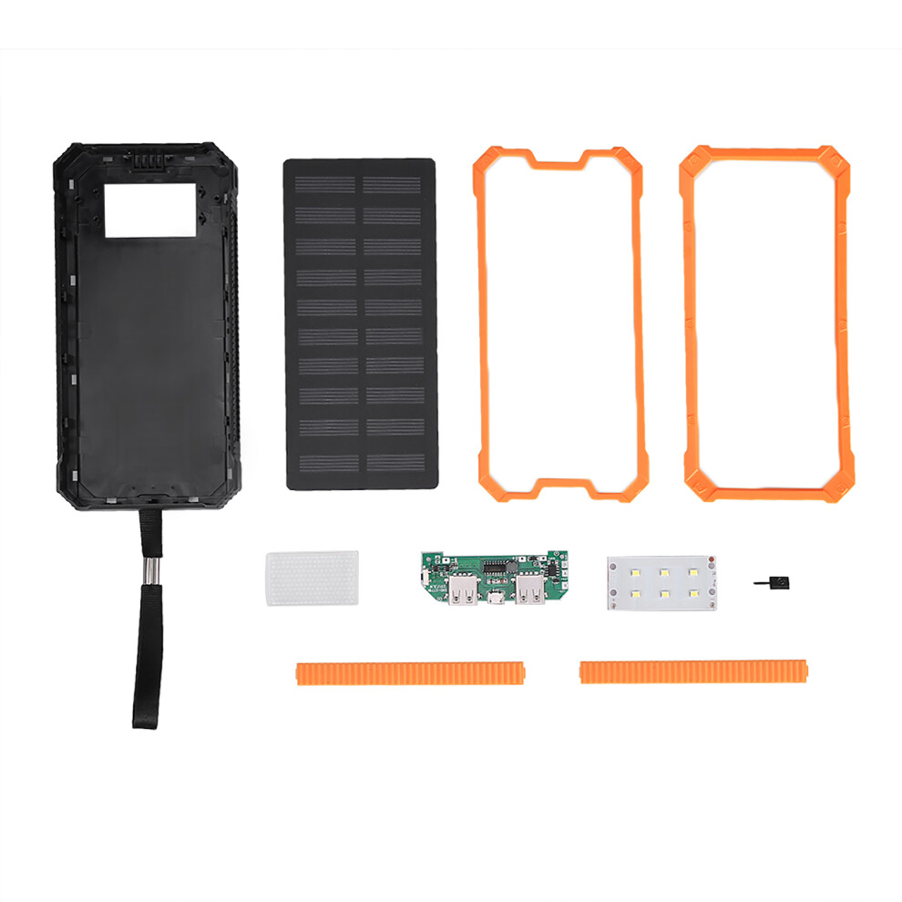 Portable 20000Mah Fast Charging Dual Usb Polar Orange 8320539974569
