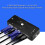 USB 2.0 KVM Switcher 2 / 4 Port VGA Manual Switch 3