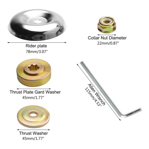 9x Weed Trimmer for Head Adapter Gardening Machine Brush Blade 2